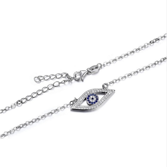 ❤️LAST ONE❤️ROSE GOLDTONE STAINLESS STEEL EVIL EYE - Picture 4 of 4